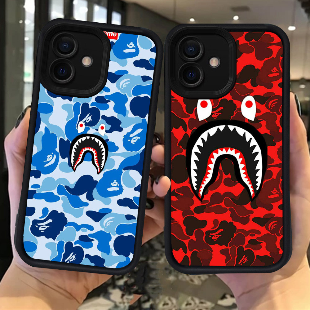 H118 Bape Shark Case สําหรับ Samsung Galaxy A06 A05 F05 M05 A03