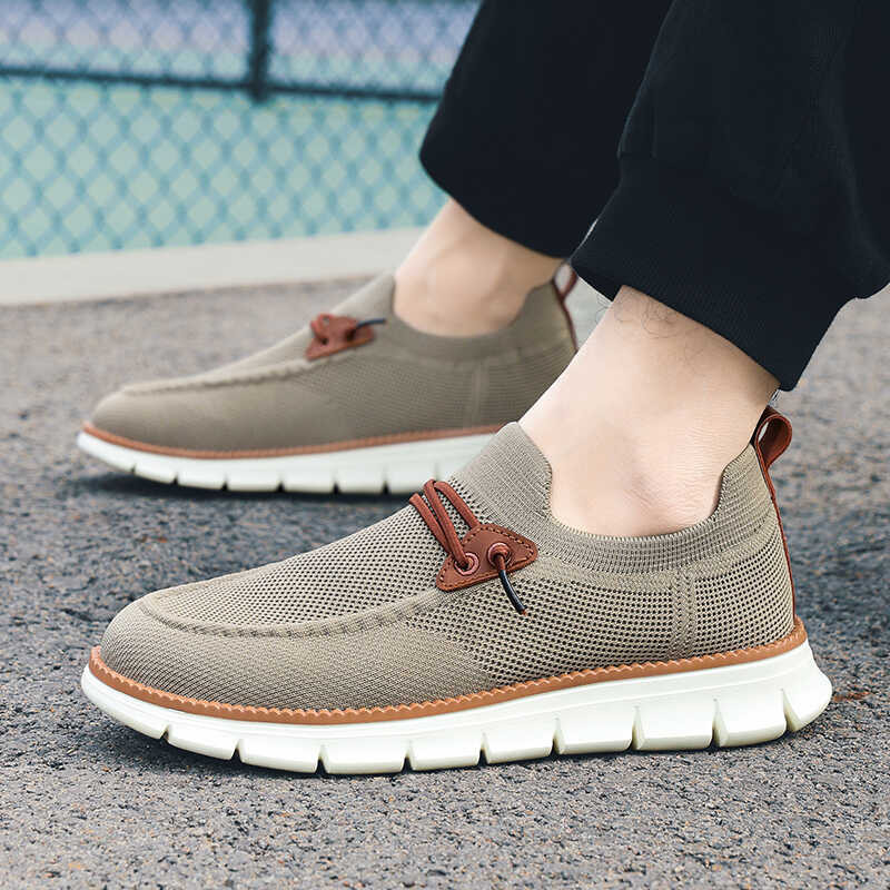 RM Outdoor Mens รองเท้าผ้าใบสำหรับผู้ชาย Loafers