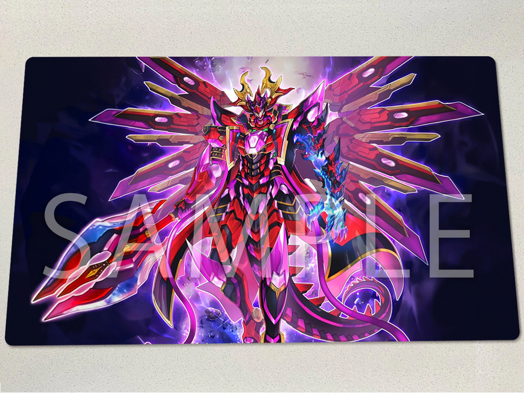 Yugioh Kashtira Arise-Heart Playmat TCG CCG Mat Board Game Duel Pad Trading Card Game Mat Rubber Mou