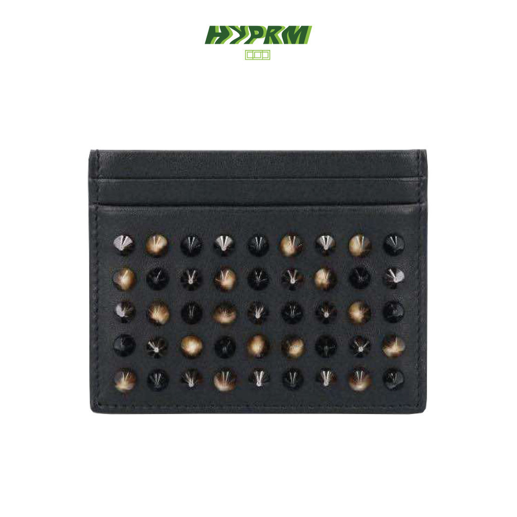 Christian LOUBOUTIN Studded Leather Cardholder