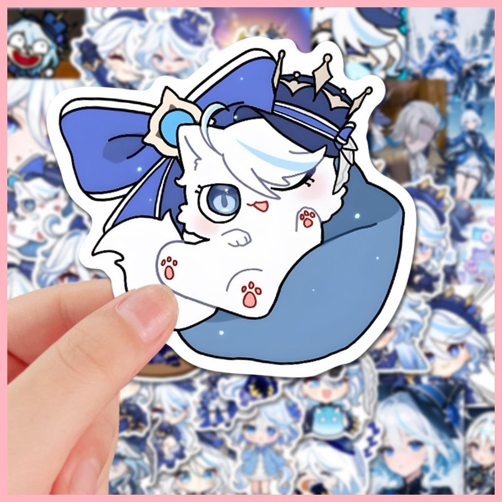 [GUYN] สติ๊กเกอร์ Genshin Impact (56 แผ่น) Furina Furina Yuanshen สติ๊กเกอร์สินค้าขายร้อนคู่มือสองมิ