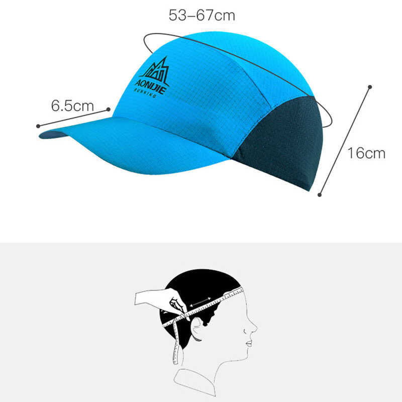 Sports Sun Visor Cap Adjustable Fast Dry Hat For Running Hiking Marathon Golf Fishing Cycling