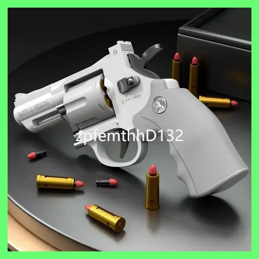 tk New ZP5 357 Revolver Launcher Pistol EVA Soft Dart Bullet Toy Gun Airsoft CS Outdoor Shooting Ga