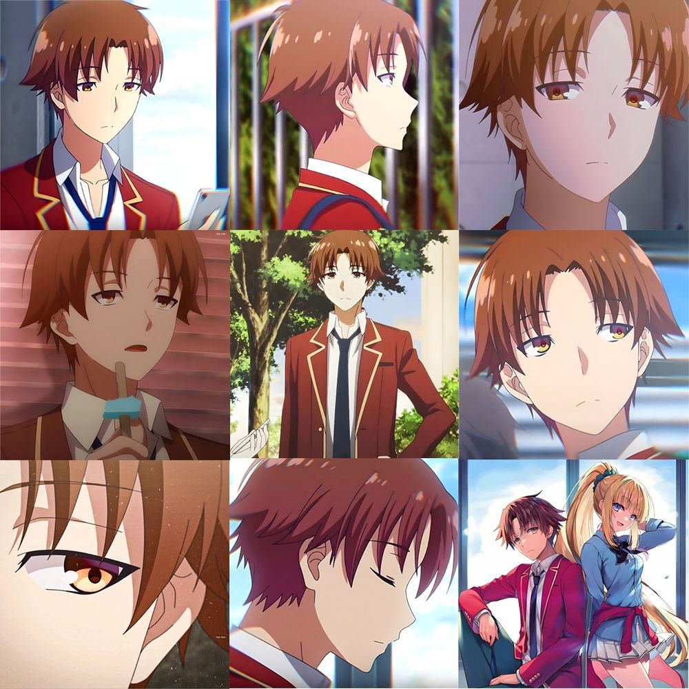 54 ชิ้น Niman Ayanokoji Kiyotaka สติกเกอร์ต่อพ่วงพร้อม Avatar หน้าตาดี DIY สติ๊กเกอร์เคสโทรศัพท์แล็