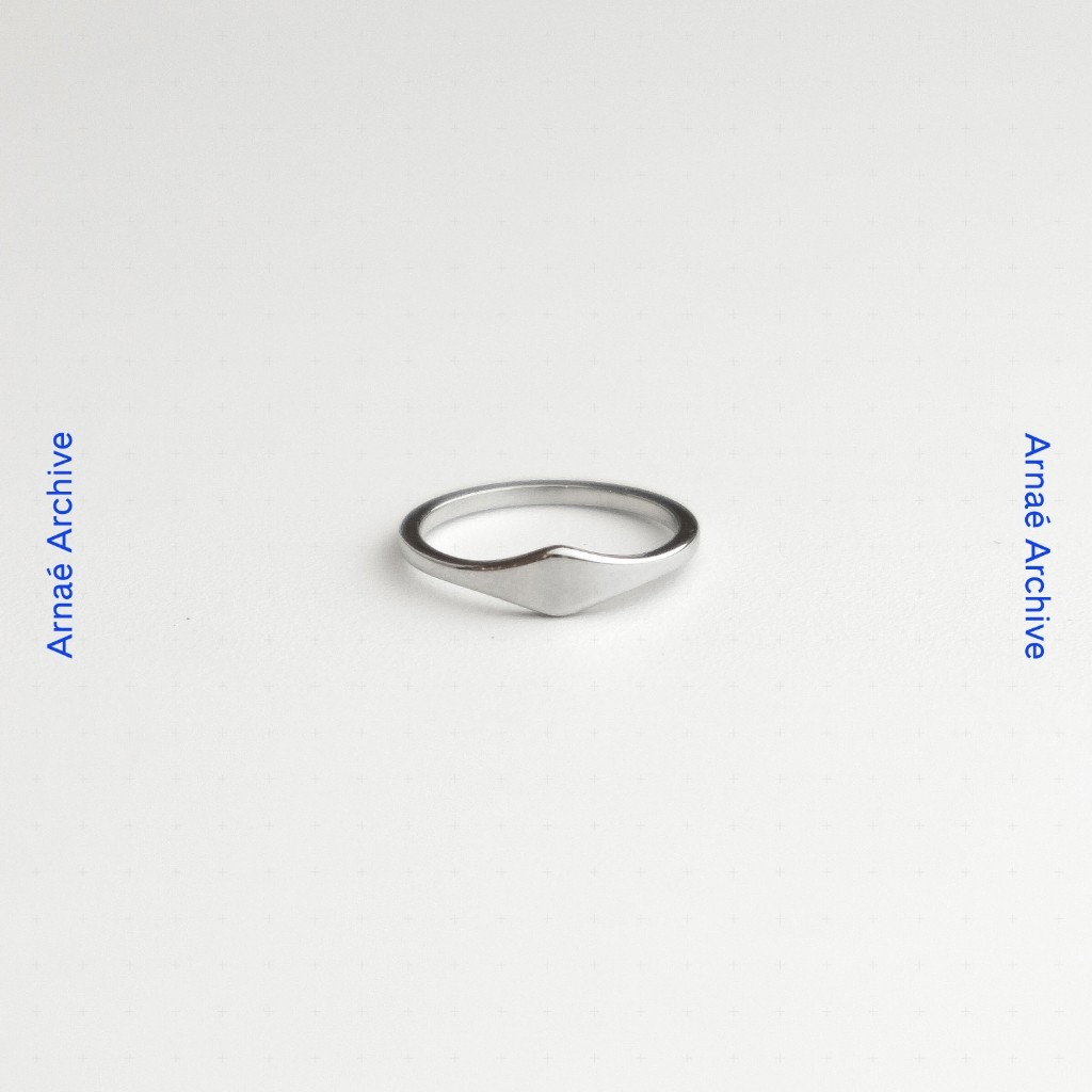 Arnaé Archive - แหวนวงเฉียง - แหวนสแตนเลส Unisex