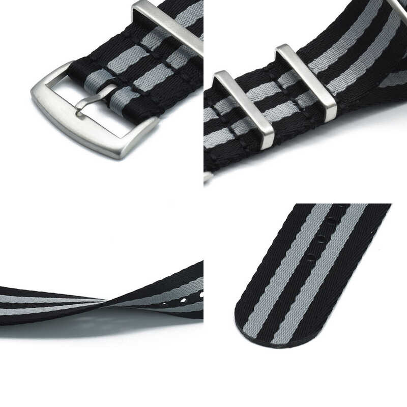 Quality Premium Nylon Watch Strap 20Mm 22Mm Nylon Watchbands 007 For Straps Seamaster Skx007 GMT Bl