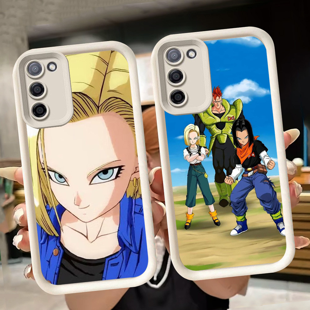 ปลอกอ่อนสําหรับ Samsung M02 A03S A51 J4 M02S F02S J6 Plus A02 A71 A02S A03 Core A31 สีขาว Q71 Dragon