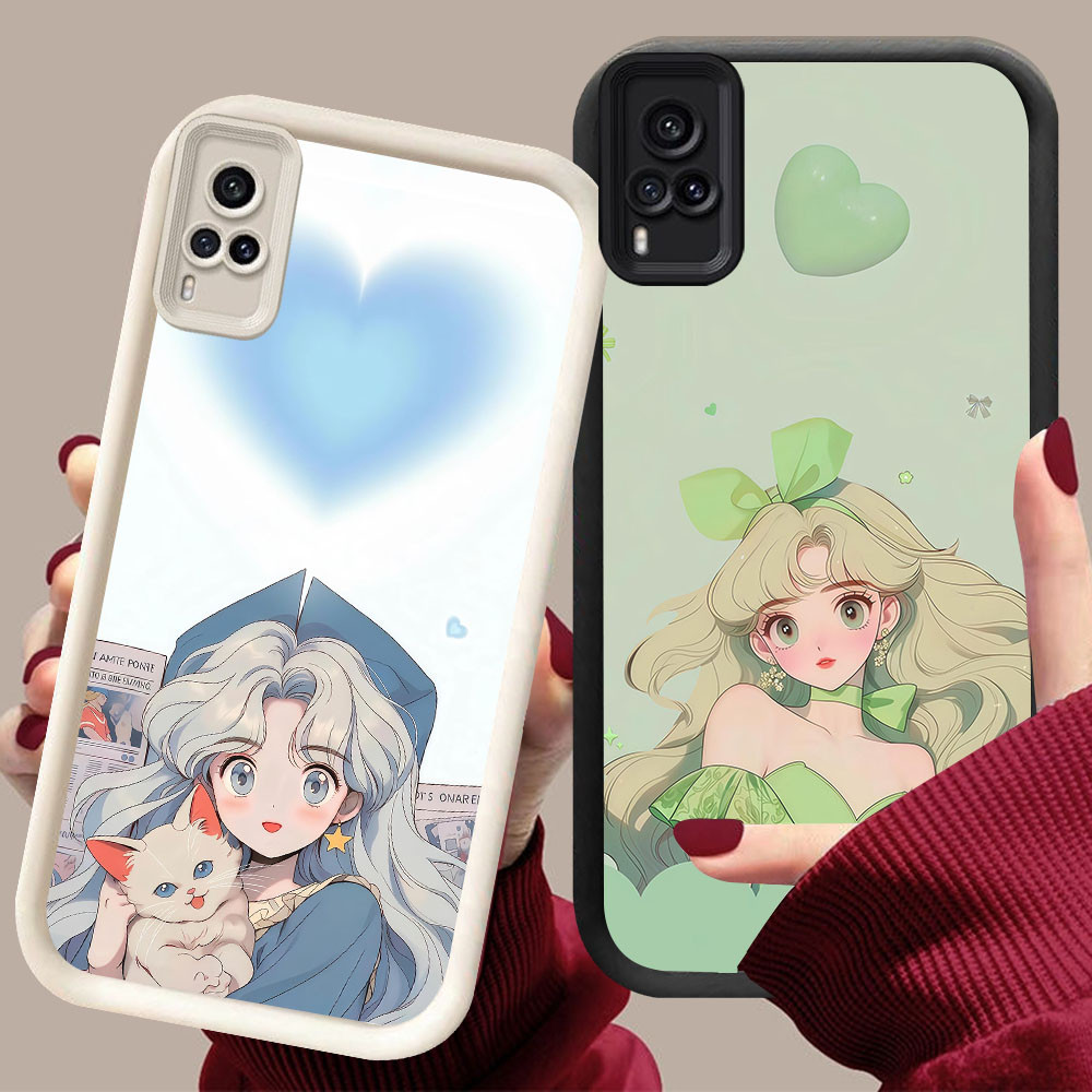 YZ-39Princess CoolปลอกสําหรับVIVO Y53s V21 Y51 Y33 Y73 Y51A Y51S V21E Y31 2020 2021