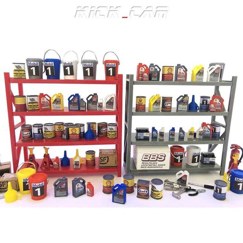 Rapid Model 1/18 Model Car Ama Garage Simulation Scene Decoration 3D Printing Repair Tool Oil Barre