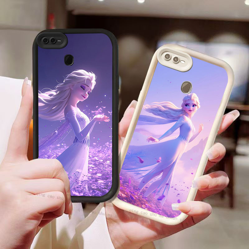 YZ-64 Elsa สวยมากๆสําหรับ OPPO Realme 2 F7 A5S F9 A12s A7 A12 Pro