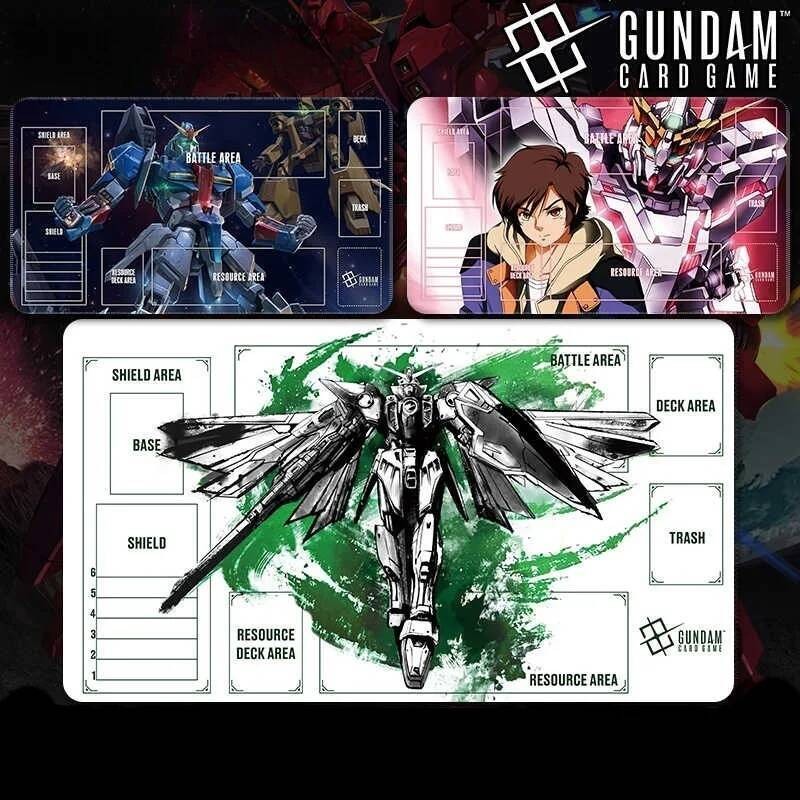 60x35 ซม.TCG Gundam การ์ด Pad การ์ตูน 2 มม.Amuro Ray Single-player Battle ยางชุดแลกเปลี่ยน Combat Disc Banagher Links ตาราง Pad