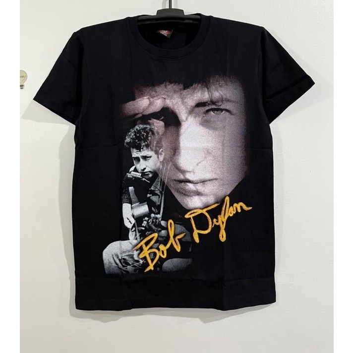 Bob Dylan เสื้อยืดคุณภาพดี ทำจากผ้าฝ้าย 100%
