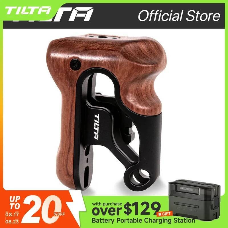 TILTA Handle TA-LWH หรือ TA-RWH ที่จับด้านข้างซ้ายและขวามืออาชีพเข้ากันได้กับ SONY สําหรับกรงกล้อง B