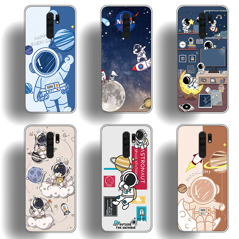 เหมาะสําหรับ Xiaomi Redmi 9 9A 9C 9T เคสโทรศัพท์ TPU นิ่มปุ่มเคลือบด้วยไฟฟ้าแบบนุ่มเปลือกป้องกันดูดซับแรงกระแทก