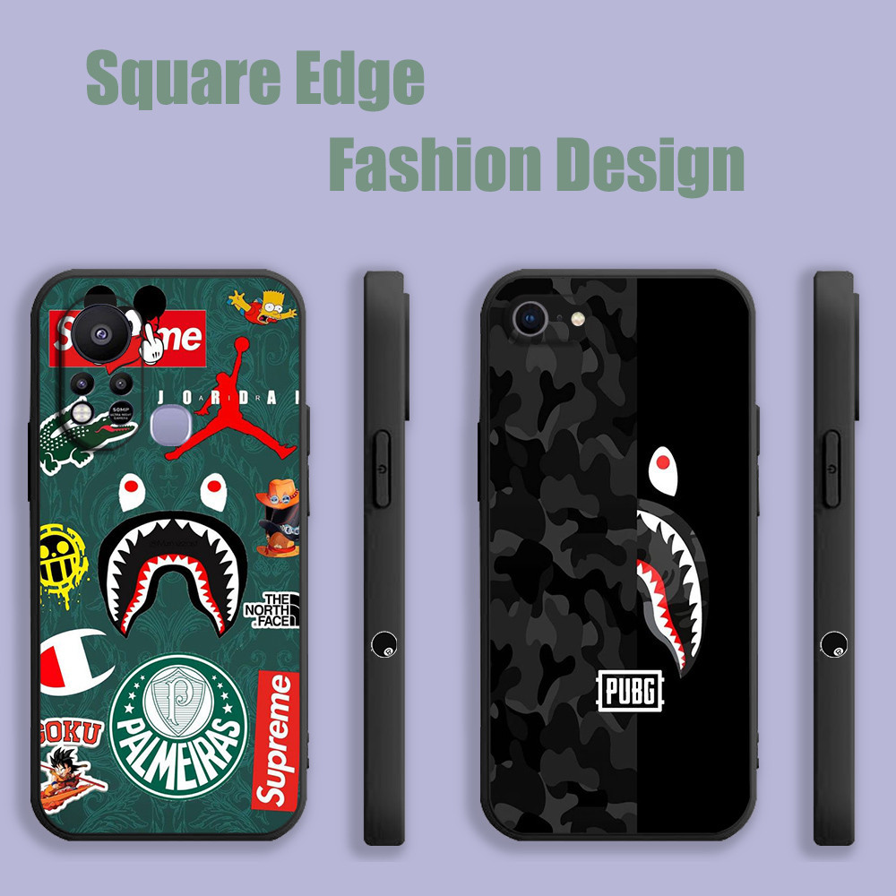 SAMSUNG สําหรับSamsung Galaxy S20 S22 S10 S23 S21 A24 4G Ultra Pro Fe Plus Bape Camoสติกเกอร์Hoodie 