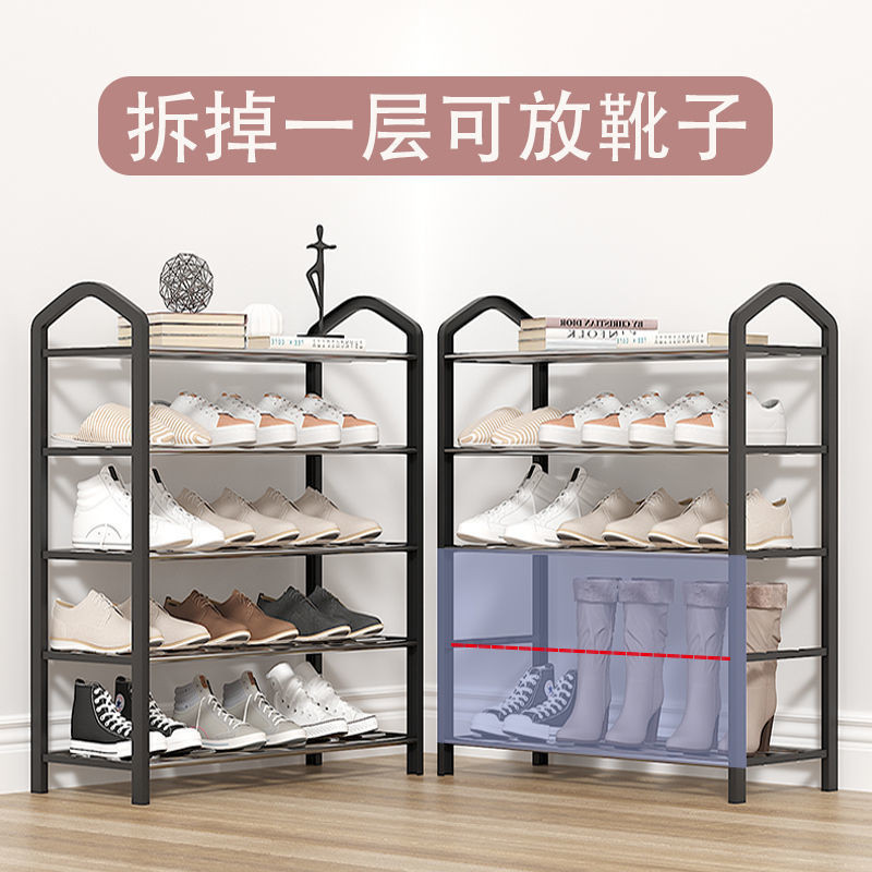 🔥ของแท้🔥 Shoe Rack Simple Multi-story Rental House Slipper Rack Shoe Cabinet Home Door Rack Shoe