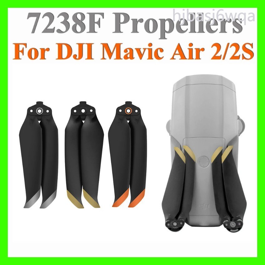 4Pcs ใบพัดสำหรับ DJI Air 2S/Mavic Air 2 Low Noise 7238F ใบพัดซ่อมใบมีด Props Drone อุปกรณ์เสริม D