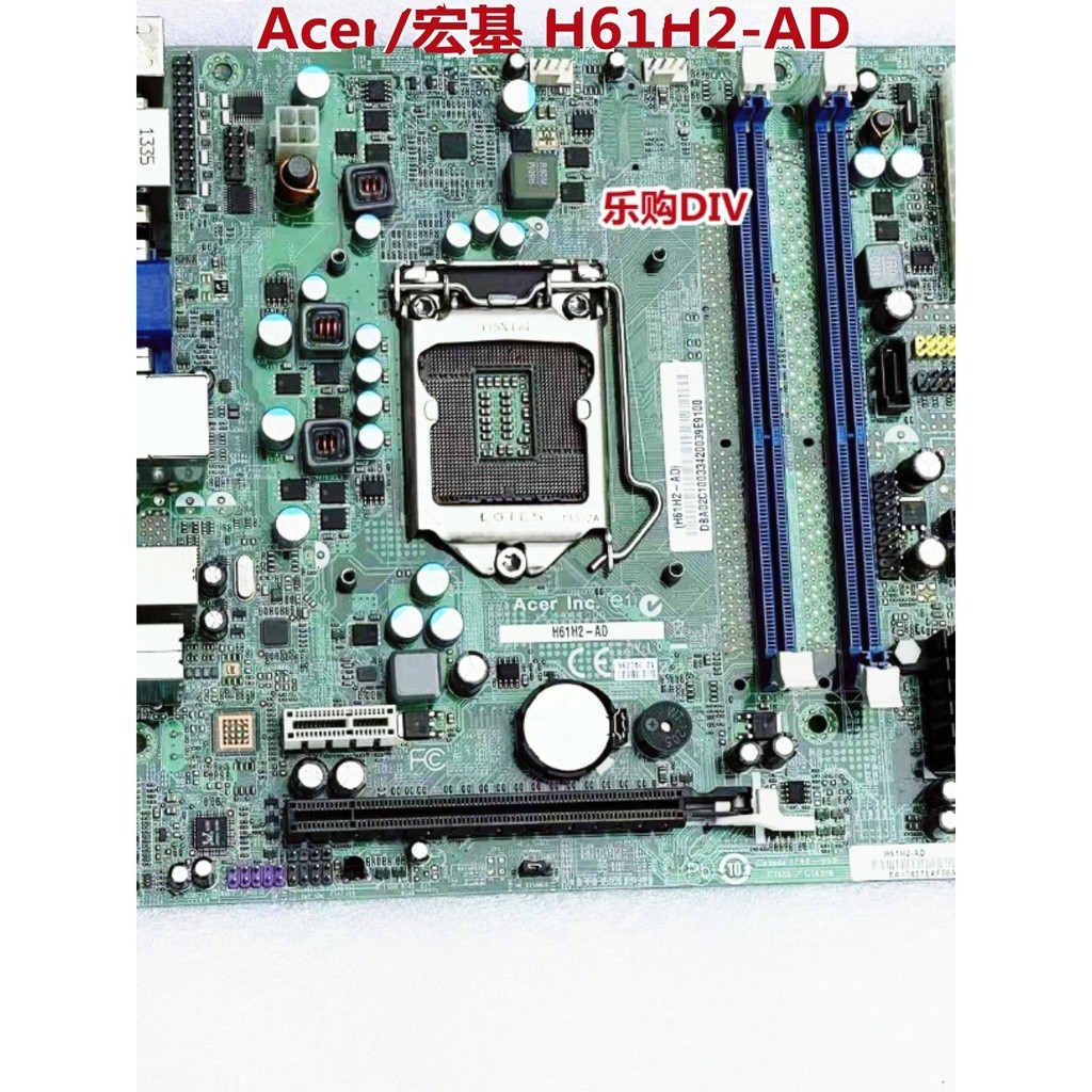 Acer Acer H61H2-AD AM3 1155 Pin DDR3 ภายใน VGA DVI H61 เมนบอร์ดสามารถด้านบน 3 รุ่น