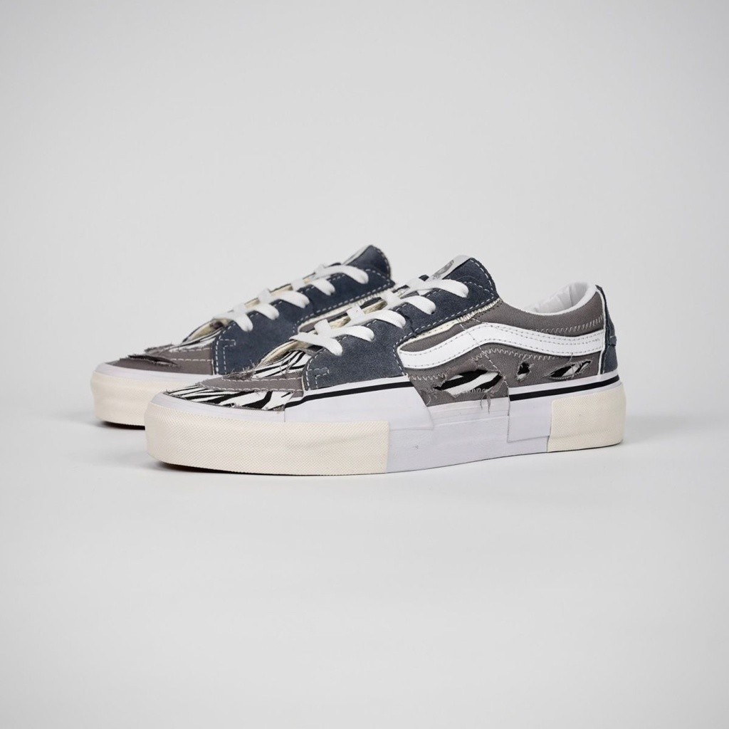 Van//s Sk88-Low Reconstrut Deconstrutive รองเท้าผ้าใบลําลอง ข้อสั้น สไตล์คลาสสิก