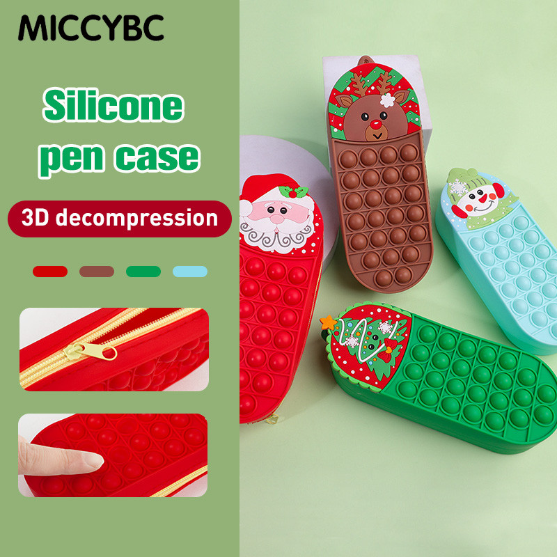 [MICCYBC]การ์ตูนซิลิโคนอ่อนนุ่มกรณีดินสอนักเรียน 3d การบีบอัดมัลติฟังก์ชั่ความจุขนาดใหญ่กรณีดินสอซิลิโคนอ่อนนุ่ม