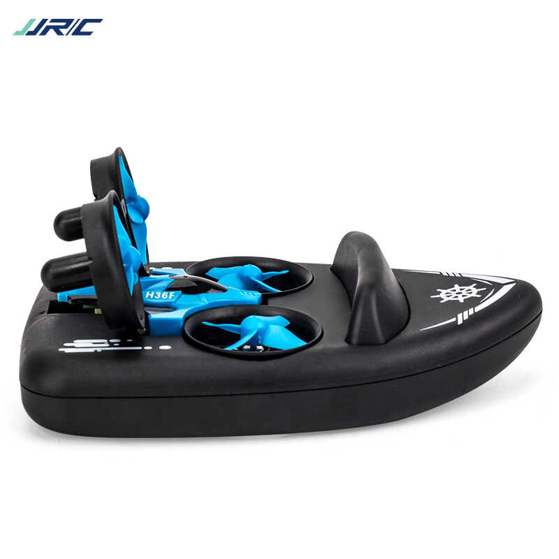 Δ RC มินิ 4 Axis เครื่องบิน + เรือ JJRC H36f 2.4G 4Ch 6 แกนความเร็