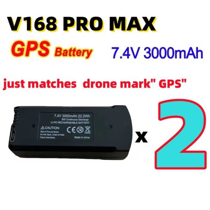 Δ JHD เดิม 7.4V 3000Mah UAV 3.7V 2000Mah สำหรับ PROMAX RC 4 Axis Aircraft V168 แบต