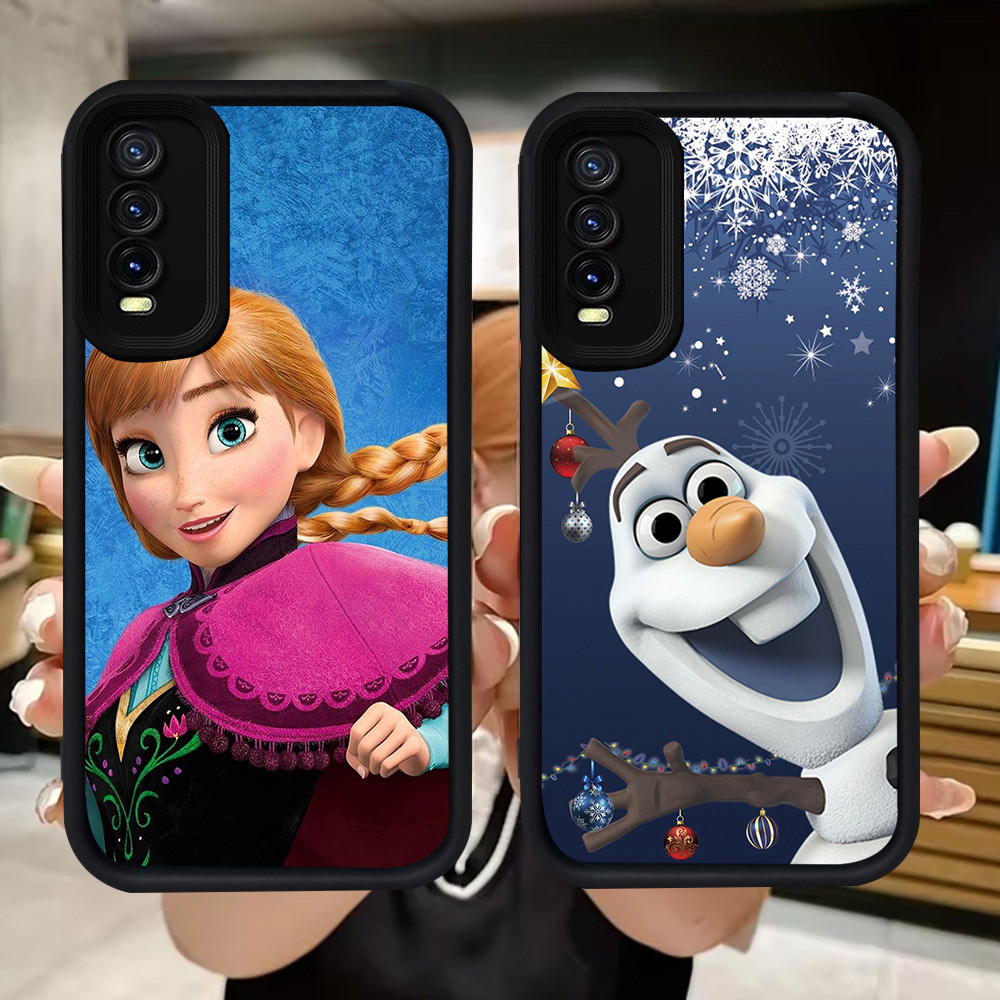 Q101 Frozen soft Casing สําหรับ VIVO Y12s Y11s Y400 Y20 Y66 Y20s V15 Y20i S1 Pro Y83 V17 V19 Neo