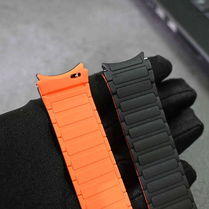 Strap Silicone For Galaxy Watch 7 40Mm 44Mm/Watch FE 40Mm/Watch 6/5/4 40Mm 44Mm/6 Classic 43Mm 47Mm