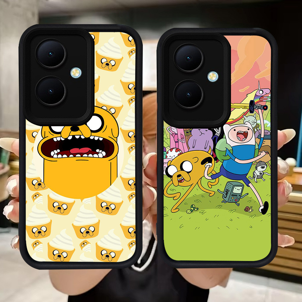 Q72 Adventure Time soft Casing สําหรับ OPPO Reno 11 8T 13F 11F 10 Pro 5G