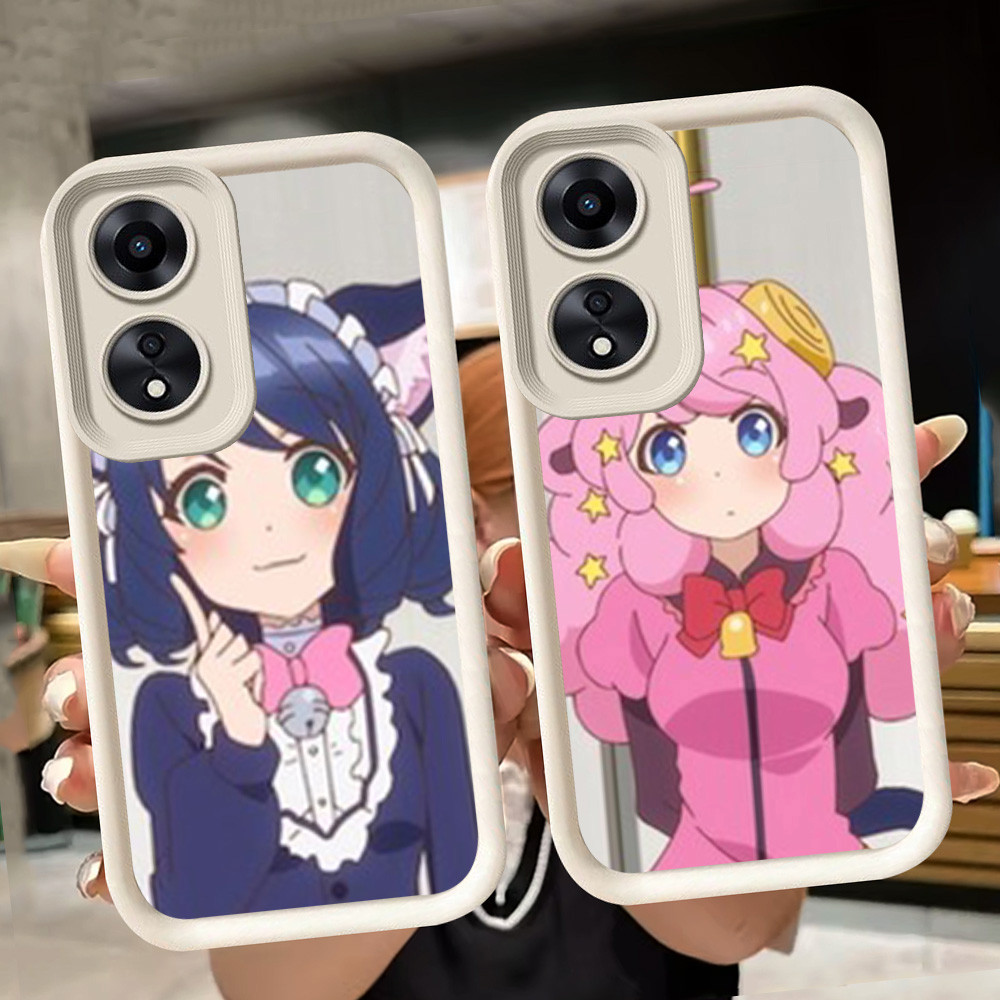 ปลอกอ่อนสําหรับ OPPO A98 A17K A18 A17 A58 A60 A78 A38 5G สีขาว Q36 Showbyrock