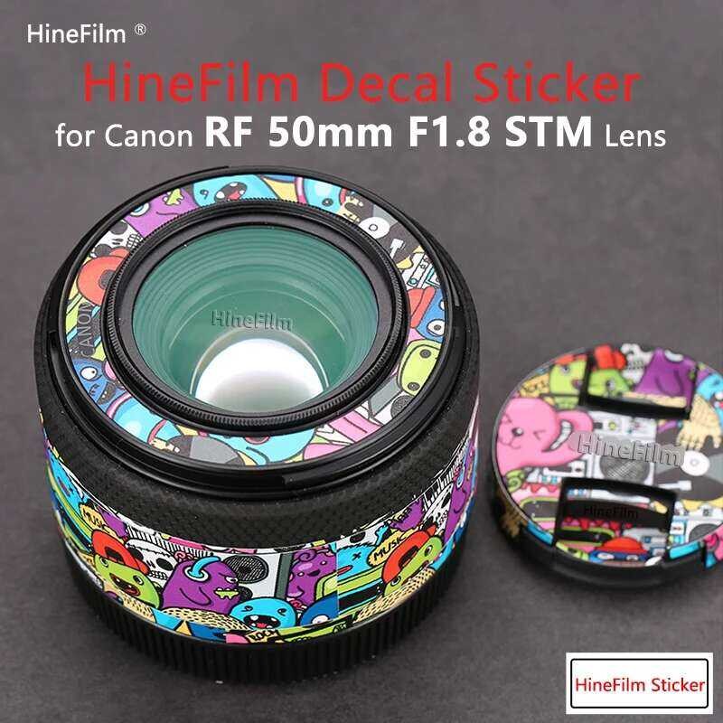 Hinefilm ฟิล์ม Skin RF50 สติ๊กเกอร์ 50 1.8 สำหรับเลนส์ Canon RF50mm F1.8 STM ฟิล์มห่อ RF50F1.8