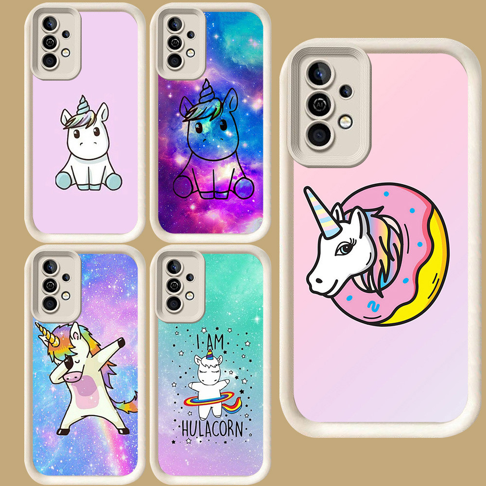 R85 น่ารักยูนิคอร์นสําหรับ Samsung A15 A56 A05S A14 A16 A35 A55 A25 A24 A34 A54 A36 A04s S25 Ultra 5