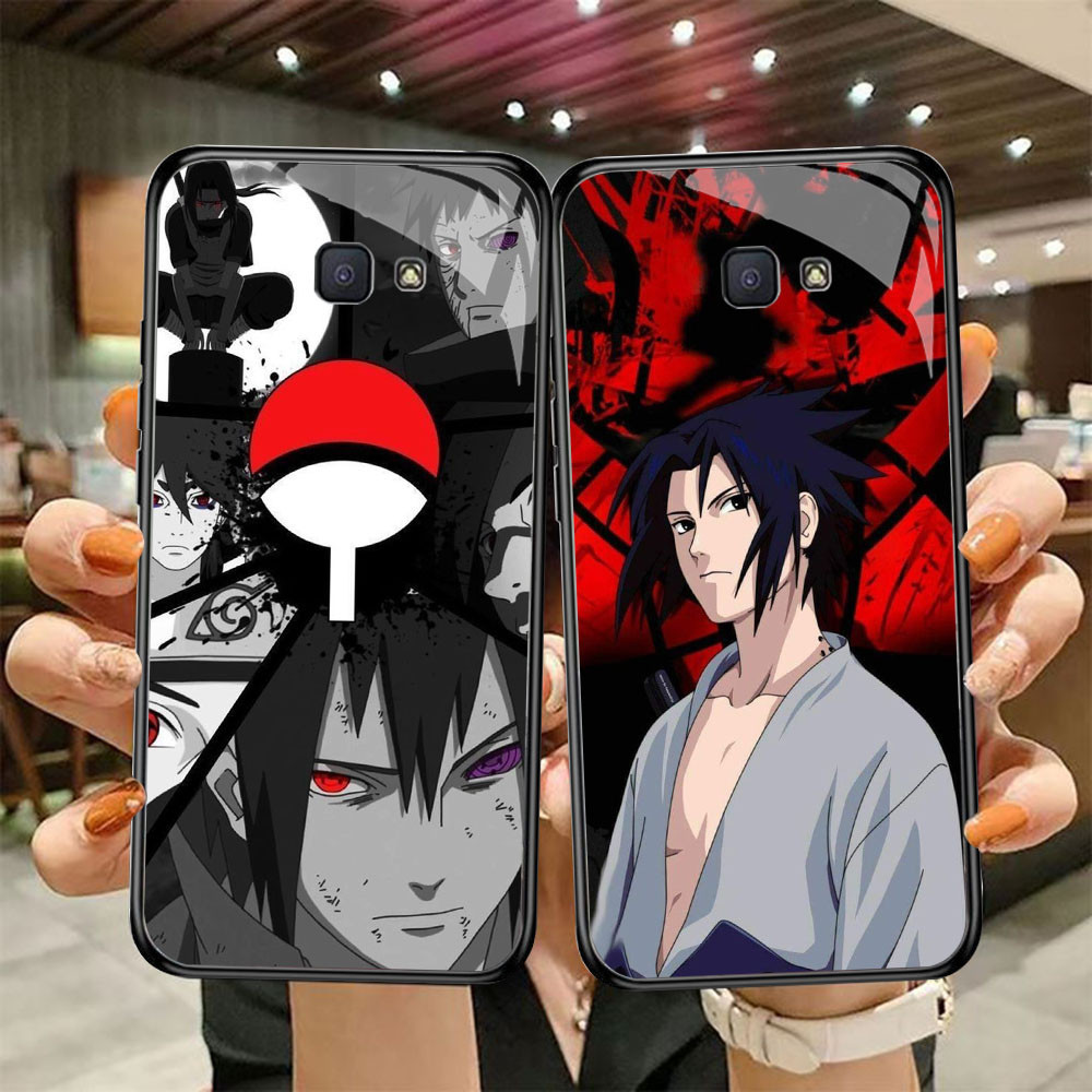 DF-80 Itachi Uchiha TPU HD แก้วสําหรับ Samsung หมายเหตุ 9 S24 S25 FE Ultra J7 Prime J6 J4 Core Pro P
