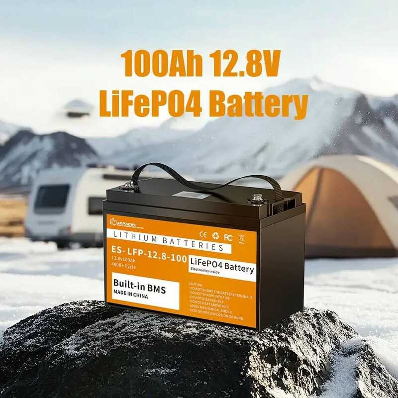 แบตเตอรี่ลิเธียมโซลาร์ 24V LiFePO4 100AH 200AH แพ็ค 25.2V 6000+ รอบ พร้อม BMS อัจฉริยะ Grand A Cells