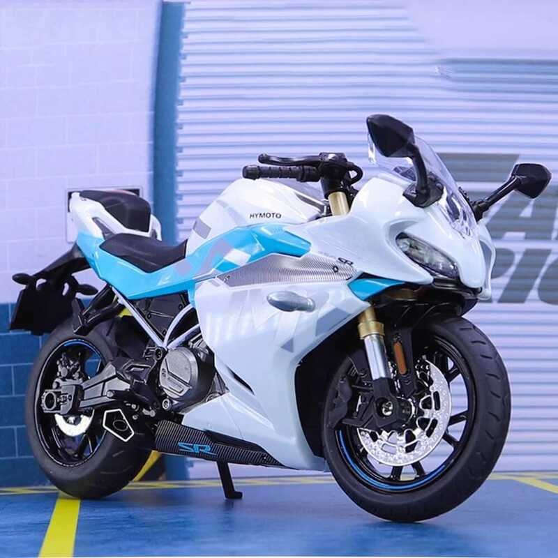 1:12 CFMOTO 250Sr Racing Alloy Motorcycle Diecast Model Sound & Light Toy Collect Decorative Orname