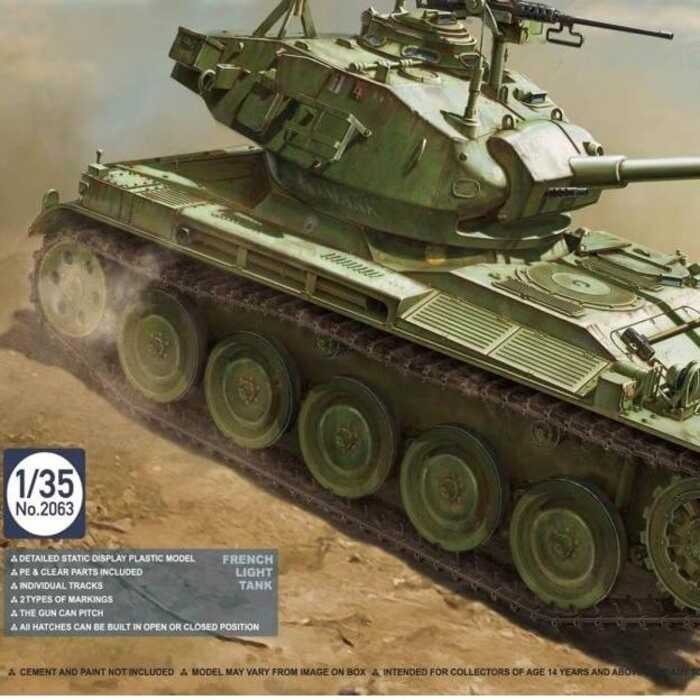 โมเดลประกอบ TAKOM 2063 1/35 AMX-13 Chaffee Turret