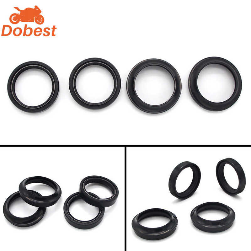 ซีลกันฝุ่นน้ํามันรถจักรยานยนต์ For Yamaha 4NK-23145-00 4NK-23144-00 XV1600 XV1600A Wild Star XV1600