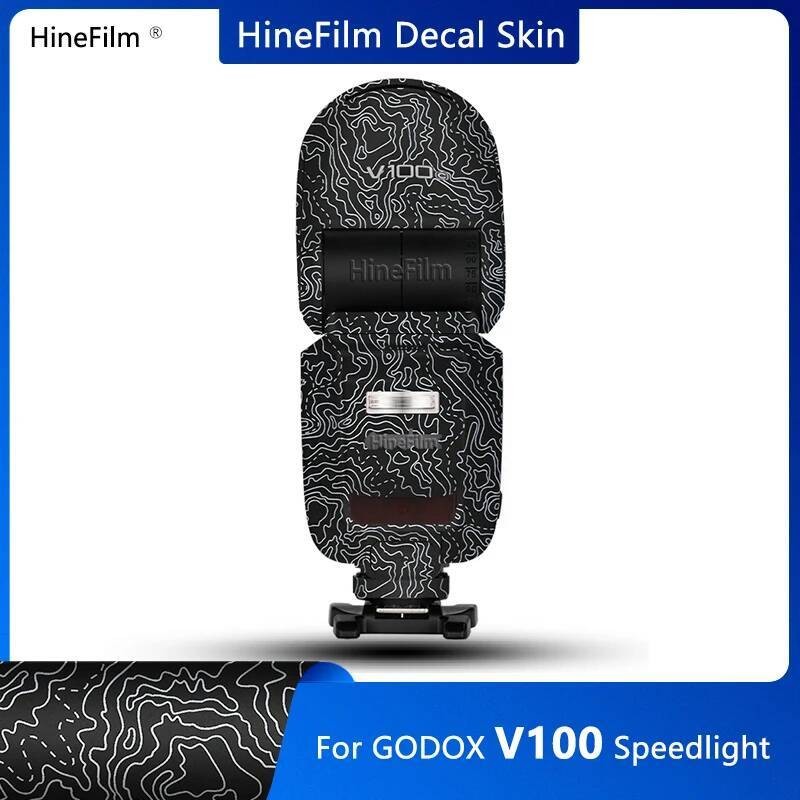 NIT Hinefilm Skin สําหรับ Godox V100 กล้อง Speedlight V100C Decal Skins Wrap สําหรับ Godox V100 แฟลช