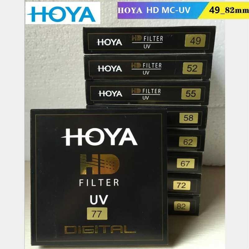 Oril HOYA HD UV 49mm_52_55_58_62_67_72_77_82mm Hardened Multi-Coated Digital Ultra Filter สําหรับเลน