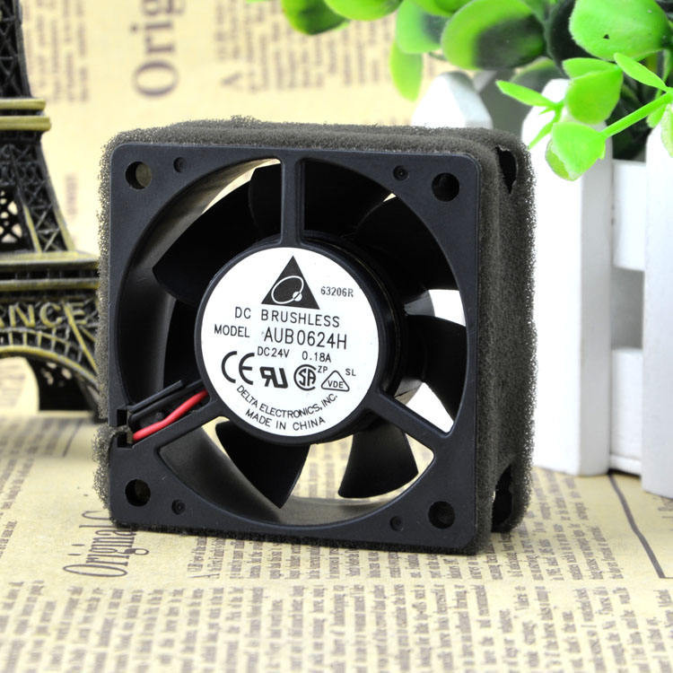 Delta AUB0624H 6025 24V 0.18 A 6cm 6cm 2-Line Inverter พัดลมระบายความร้อน