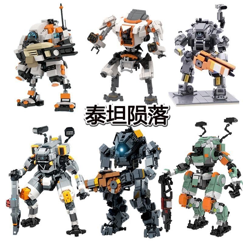 Moc Titanfall 2 Titan Vanguard Mecha BT7274 Exoskeleton Building Block Assemblyของเล่น 9 เด็กชาย 8-