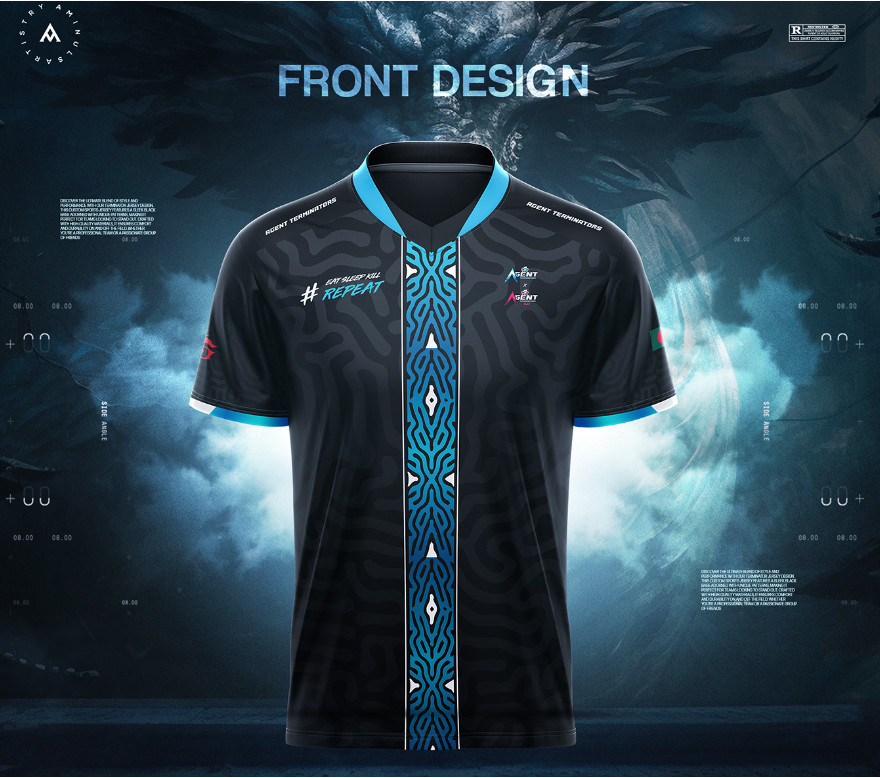 Esports Jersey Design Sublimation