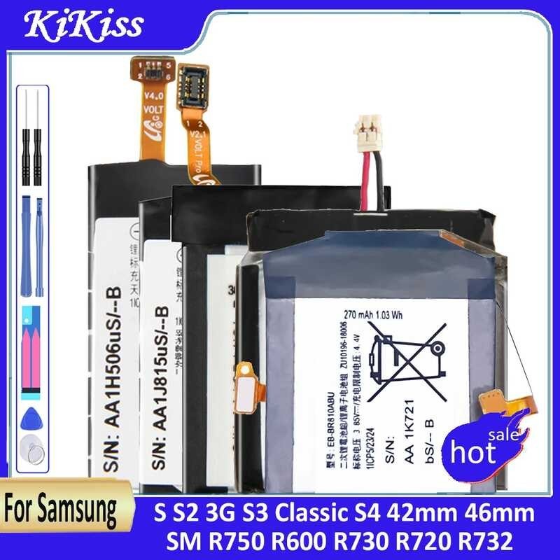 แบตเตอรี่นาฬิกา Samsung S S2 3G Classic S4 42 46 มม. SM R720 R732 R760 R770 R765 R800 R810 R805