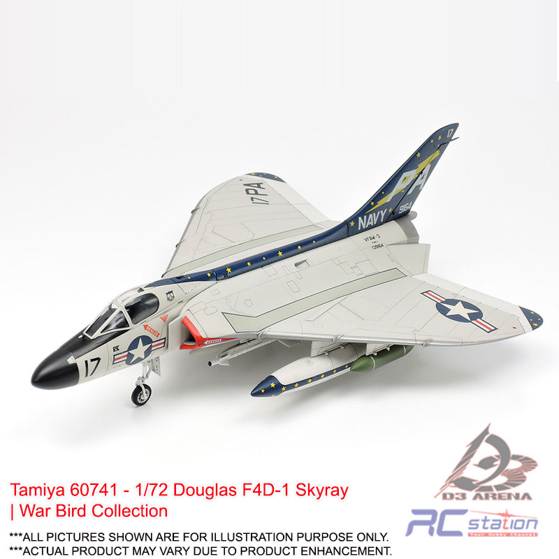 Tamiya #60741 - 1/72 Douglas F4D-1 Skyray | War Bird Collection