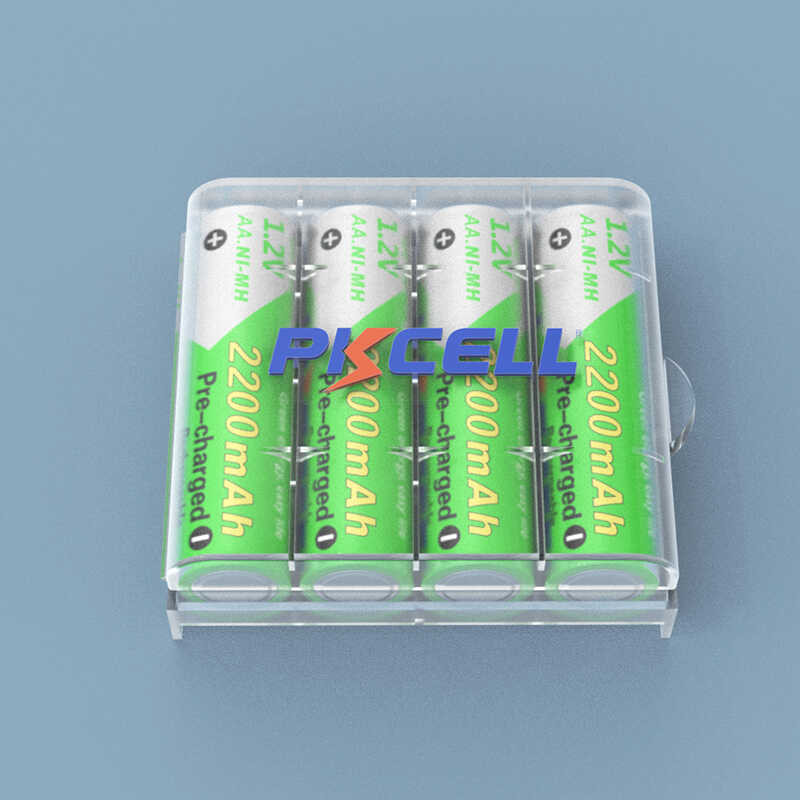 4ชิ้น 341 PKCELL 1.2V 2200Mah Nimh แบตเตอรี่แบบชาร์จไฟได้ AA แบต