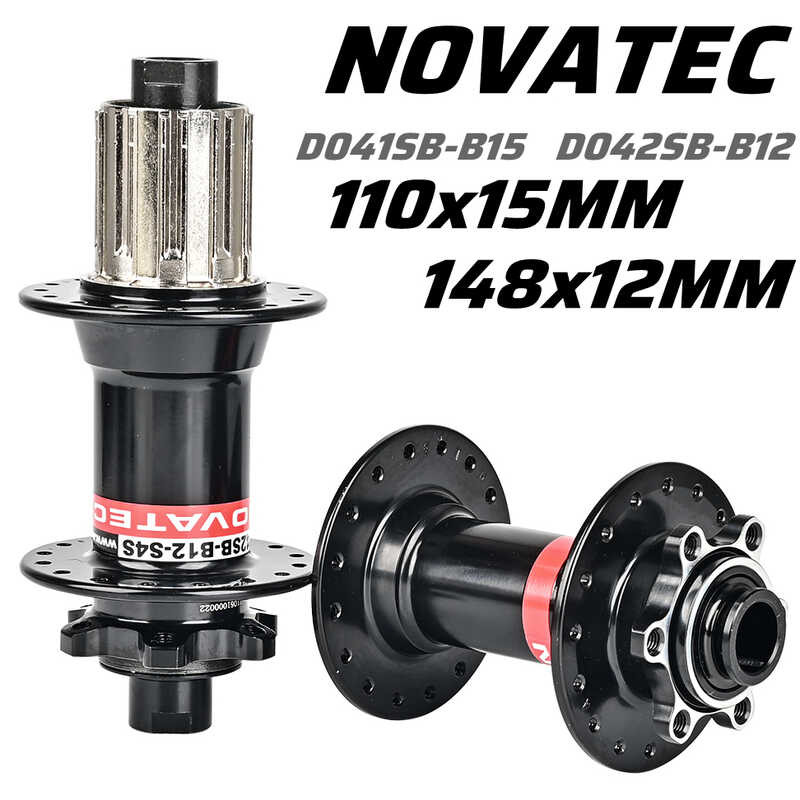 จักรยานฮับ Novatec D041sb-B15 D042sb-B12 ซุปเปอร์ชาร์จเจอร์ด้านหน