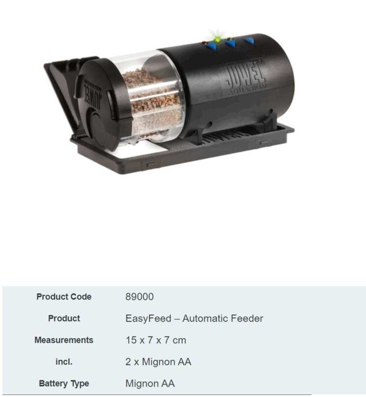 จีน JUWEL Easyfeed อัตโนมัติให้อาหารปลาตู้ปลาอาหารอัตโนมั