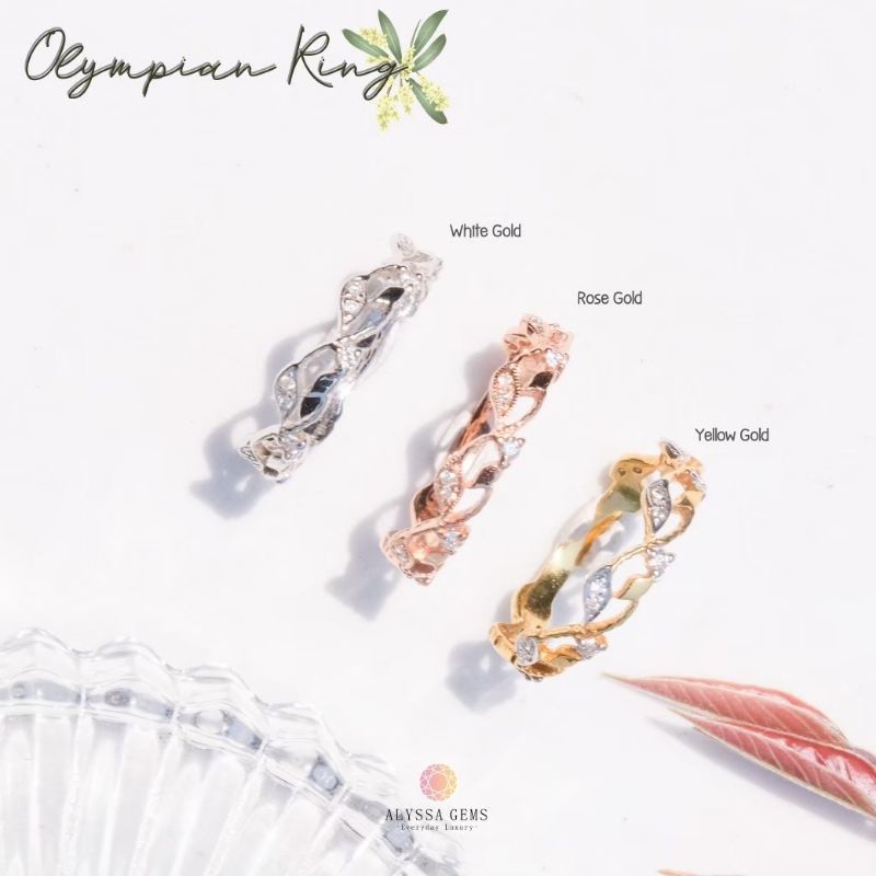 [9K][ผ่อน 0%] ALYSSA GEMS แหวน The Olympian