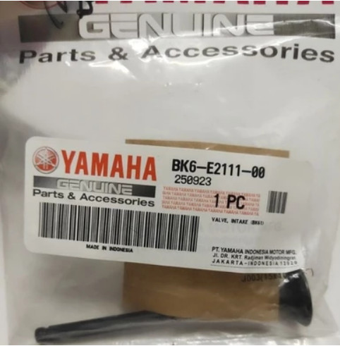 EXHAUST VALVE & INLET VALVE YAMAHA BK6-E211-00 & BK6-E2121-00 R15 V3 & MT15 VVA