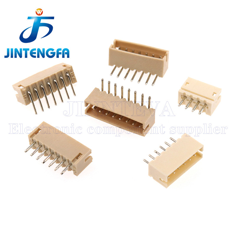 50PCS MICRO JST 1.25 2P 3P 4P 5P 6P 7P 8P 9P 10P Pin Connector 1.25 มม.PITCH แนวนอนตรง Pin Header/ตั